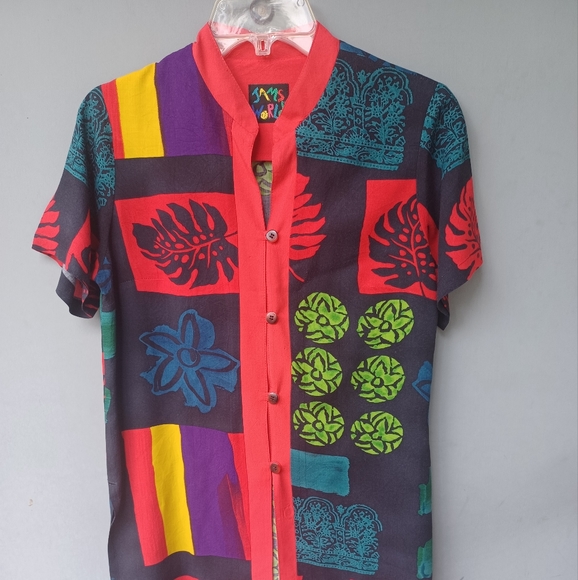 Jams World Pants - Vintage Jam's World 2 piece multi color pantsuit S.